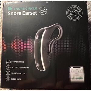 NEW Snore Earset E4 YA1323 Snore Circle Sleep Data/Analysis, 36 Vibration Level